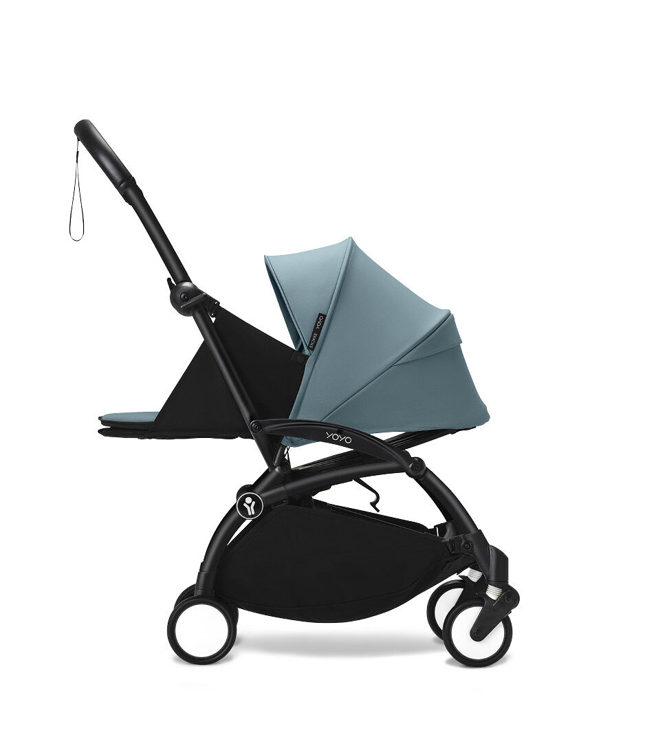 Stokke® YOYO® 0+初生睡籃, 水藍色, mainview 圖庫圖像 7